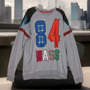 Bass by Ron Bass - grau 84 bestickter Pullover Sweatshirt Herren Gr. 3XL - Bild 1 von 4