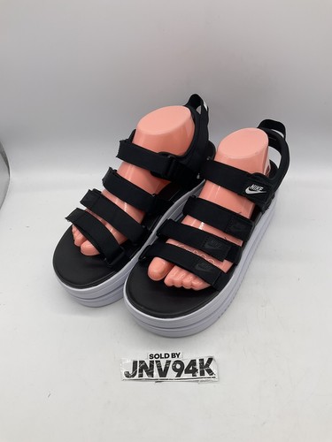 Scarpe sandali Nike Icon Classic da donna nero bianco taglia 10