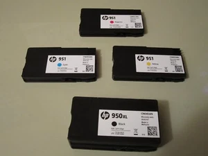 GENUINE HP 950XL/951 CYAN/MAGENTA/YELLOW - LOT OF 6 - Picture 1 of 2