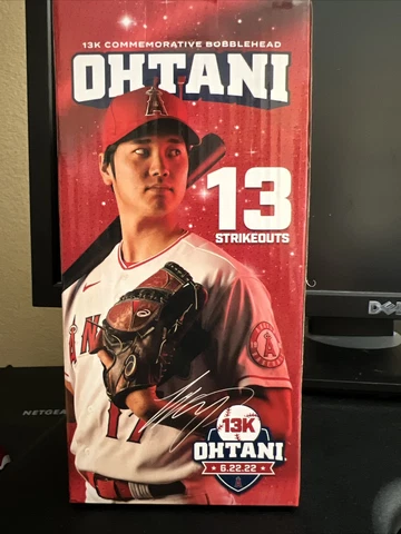 NEW in BOX ~ Shohei Ohtani 13 Strikeouts 2023 Angels Bobblehead SGA Cover