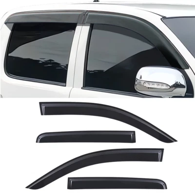 Injection weather shields Window Visors For Toyota Hilux N70 2005-2015 Dual Cab - image 1 of 4