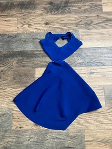  BCBGMAXAZRIA ELIZABETH OPEN BACK FIT & FLARE BANDAGE DRESS Size S - Picture 1 of 3