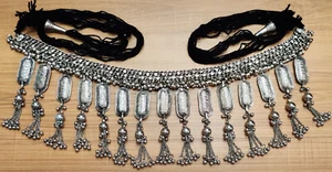 Beautiful Belly Dance BELT Tribal Fusion Boho Gypsy Hippie Skirt Costume Jewelry - Picture 1 of 6