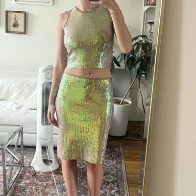 Plein Sud Raro Vintage Brillo Set Talla 38 Foto 1 de 3