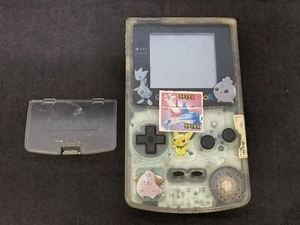 L9077 Console Nintendo Gameboy Color Spedizione Gratuita Trasparente Giappone GBC - Foto 1 di 4