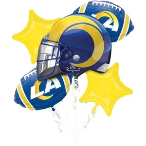 Los Angeles Rams NFL Anagram Balloon Bouquet Birthday Decoration Football - Picture 1 of 1