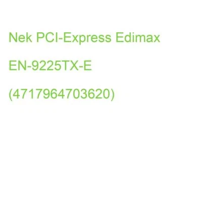 EDIMAX Nek PCI-Express EN-9225TX-E (4717964703620) - Bild 1 von 2