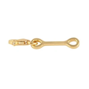 Cerradura de búsqueda de diamantes de 0,01 quilates oro amarillo de 18 k - Imagen 1 de 5