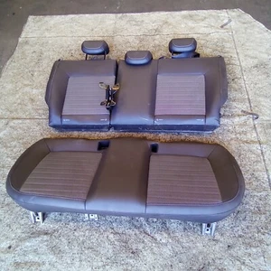 Vauxhall Corsa D VXR 2006-2014 SET OEM Recaro Half Leather Rear Bench Seats - Picture 1 of 11