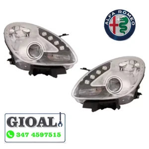 Coppia Fari Anteriori DX SX per Alfa Romeo Giulietta dal 2010 | Fanali Cromati - Foto 1 di 3