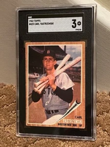 1962 Topps Carl Yastrzemski SGC 3 #425 Card NEW Clean CASE - Picture 1 of 1