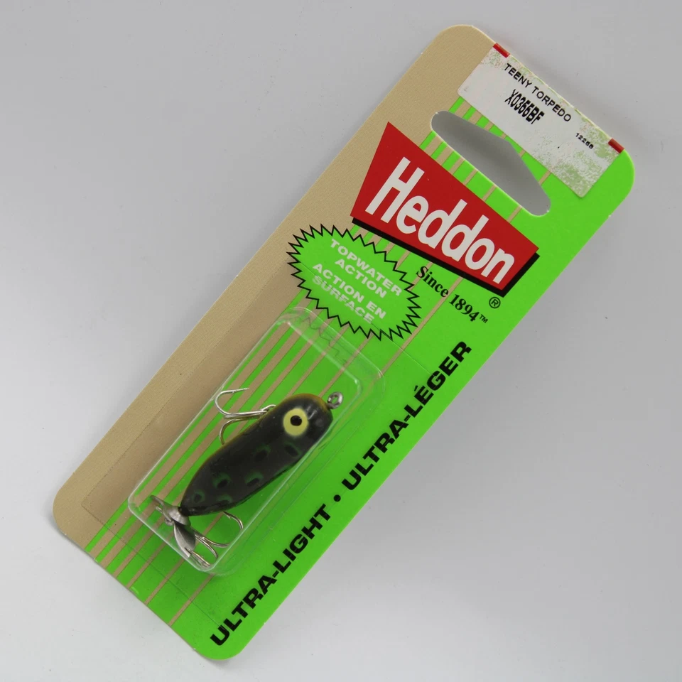 Heddon Teeny Torpedo X0355BF Bull Frog Fishing Lure NOS 1.5in - Image 1 of 4