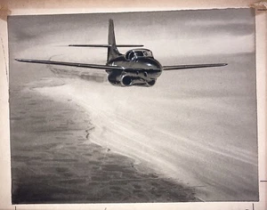 F3D Skynight ~ R.G. Smith Original Art~ Ed Heinemann Bio Book, Published Art (2) - Picture 1 of 5