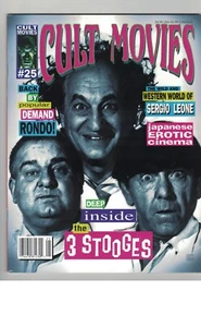 CULT MOVIES #25-1998-THREE STOOGES-SERGIO LEONE-JAPANESE EROTICA-VF - Picture 1 of 2
