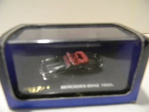 RICKO 38193 1:87 MERCEDES-BENZ 190SL - BLACK - IN DISPLAY CASE - *NIB* - Picture 1 of 8