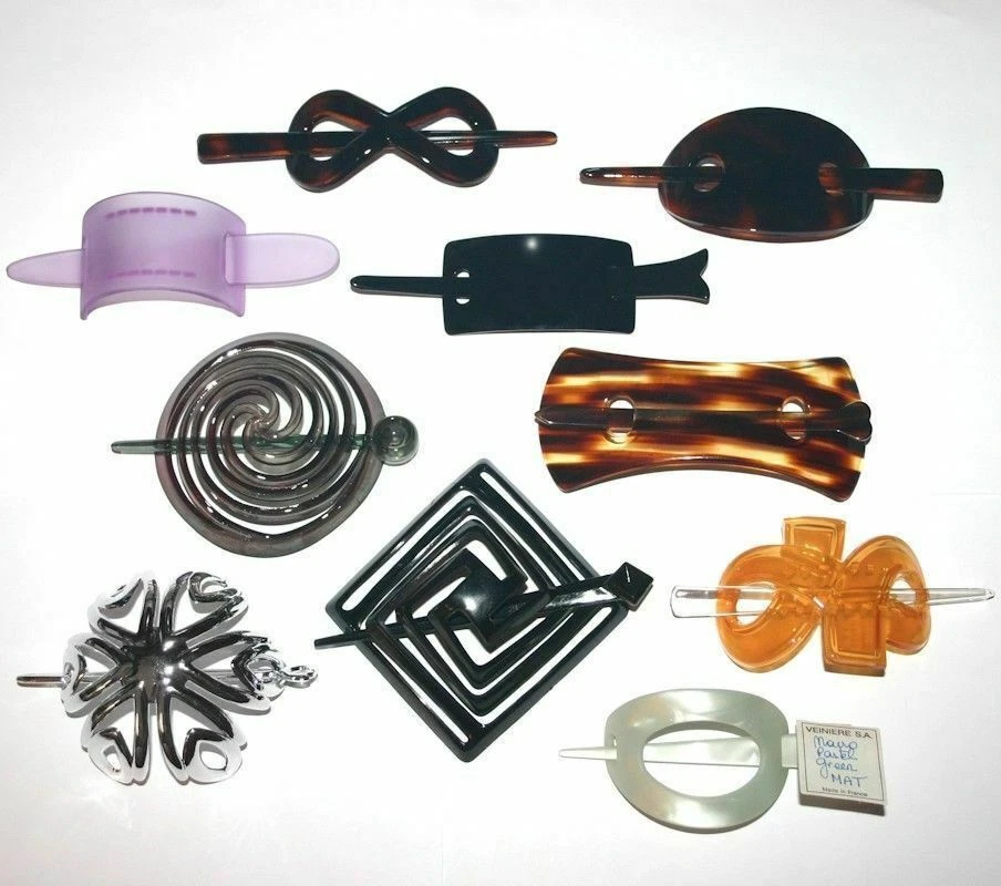 Funda porta moño moño moño moño moño moño pick updo francés hecha en Francia Foto 1 de 1