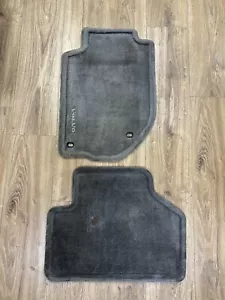 1990-1998 Volvo 940 960 Drivers And Rear Carpet Mats Oem Used Sedan Wagon Gray - Picture 1 of 8