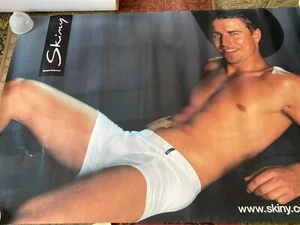 Skiny Lifestyle Bodywear Cowboy Poster 38,5"x26,75" selten - Bild 1 von 4