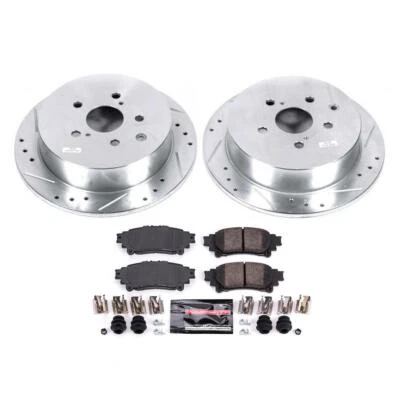 Kit de frenos deportivos PowerStop Z23 Evolution para 10-15 Lexus RX350 trasero Foto 1 de 4