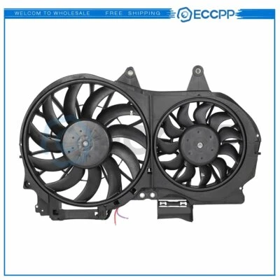 Conjunto de ventilador condensador radiador para Audi A4 Quattro 2002 2003 2004-2009 Foto 1 de 4