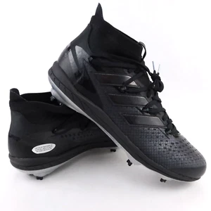 Adidas Adizero Afterburner 8 Baseball Cleats Men's 13.5 Black Metal TPU GW3364 - Picture 1 of 15