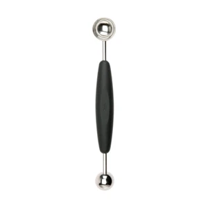 OXO Softworks Melon Baller Silver Dishwasher Safe 1 and 1-1/2 inch Ball Sizes - Picture 1 of 11