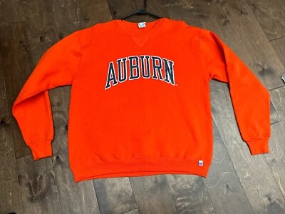 Толстовка Auburn Tigers оранжевая Russell спортивная большая см. описание - Изображение 1 из 4