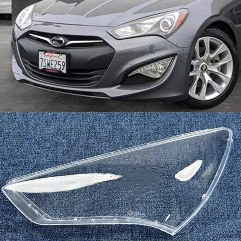 1x cubierta de carcasa de lente de faro izquierdo para Hyundai Genesis Coupé 2013-2014 2015 2016 Foto 1 de 4