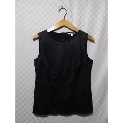 CABI Faux Leather Blouse | 4 - Image 1 of 4