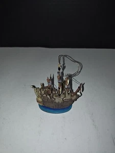 WDCC Pirate Ship Captain Hook's Jolly Roger Peter Pan Enchanted Places Ornament - Picture 1 of 10