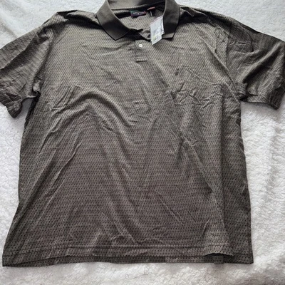 Polo SADDLEBRED Para Hombres Dorado/Negro Talla 2xl Nuevo Con Etiquetas Foto 1 de 4