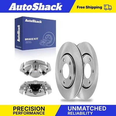 Front Brake Rotors Calipers for Dodge Caravan 2001-2003 Chrysler Voyager Foto 1 de 4