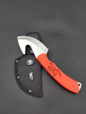 Cuchillo y funda de hoja fija Browning RMEF modelo 0401R Foto 1 de 4