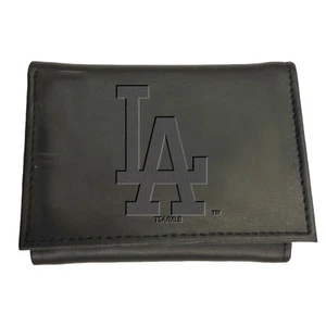 Cartera triple plegable negra de los Dodgers de Los Ángeles - Imagen 1 de 5