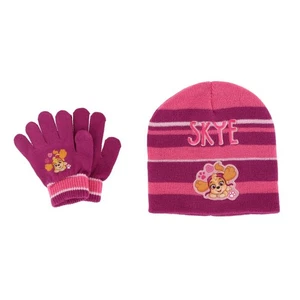 Textiel Trade Girl's One Size Fits Most Paw Patrol Skye Hat and Gloves Winter - Picture 1 of 3