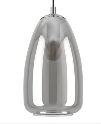 EGLO 98615A Aobrase Pendant 1-Light 60 Watts, Chrome - Image 1 of 2