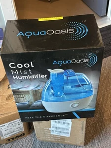 Aqua Oasis Cool Mist Humidifier 2.2L Large Capacity Tank 12-24 Hr - Picture 1 of 4