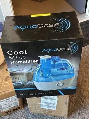 Aqua Oasis Cool Mist Humidifier 2.2L Large Capacity Tank 12-24 Hr - Image 1 of 4