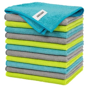 Microfiber Cleaning Cloth - Pack of 12, Multi-Functional Towels, Size: 12 x 1... - Picture 1 of 7