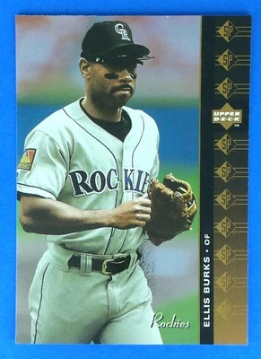 1994 SP Ellis Burks #165 BASEBALL CARD Colorado Rockies - Image 1 of 2