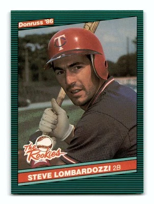 Steve Lombardozzi 1986 Donruss The Rookies #18 Minnesota Twins Mint - Image 1 of 2