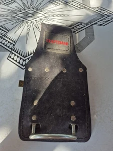 Vintage Handwerker Hammer Halter Schlaufe Leder & Stahl Made in Mexico  - Bild 1 von 6