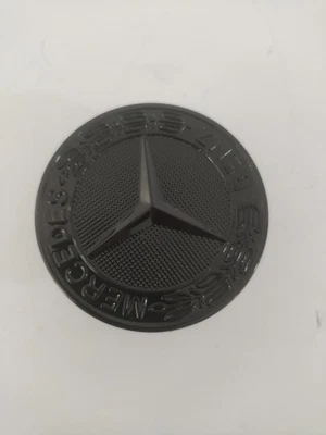 US3 for  Hood Emblem Matte Front Flat Laurel Wreath Badge Mercedes Benz 57mm - Изображение 1 из 3