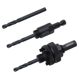 Mandril de sierra perforadora de 3 piezas, se adapta a sierra perforadora bimetálica de 3/4 pulgadas a 6 pulgadas, incluye 7... - Imagen 1 de 7