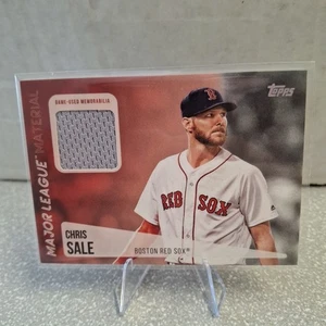 2019 Topps Series 1 Chris Sale Major League Material Relic MLM-CSA Red Sox - Bild 1 von 2