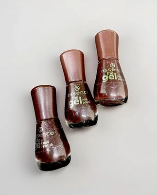 essence The Gel Nail Polish Nagellack 3 Stück 109 GLITTER CHOC braun 3 x 8 ml - Bild 1 von 4