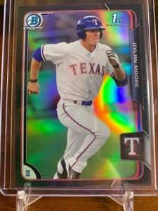 * Dylan Moore 2015 1st Bowman Chrome 15 RC Asia Black * - Picture 1 of 1