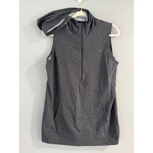 Nike Dri-FIT Hoodie Sleeveless Pullover Athletic Training Gray Mens M - Picture 1 of 7