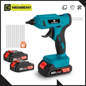 Hot Melt Mini Glue Gun Cordless with 10 Adhesive Glue Sticks DIY Hobby Craft UK - Picture 1 of 19