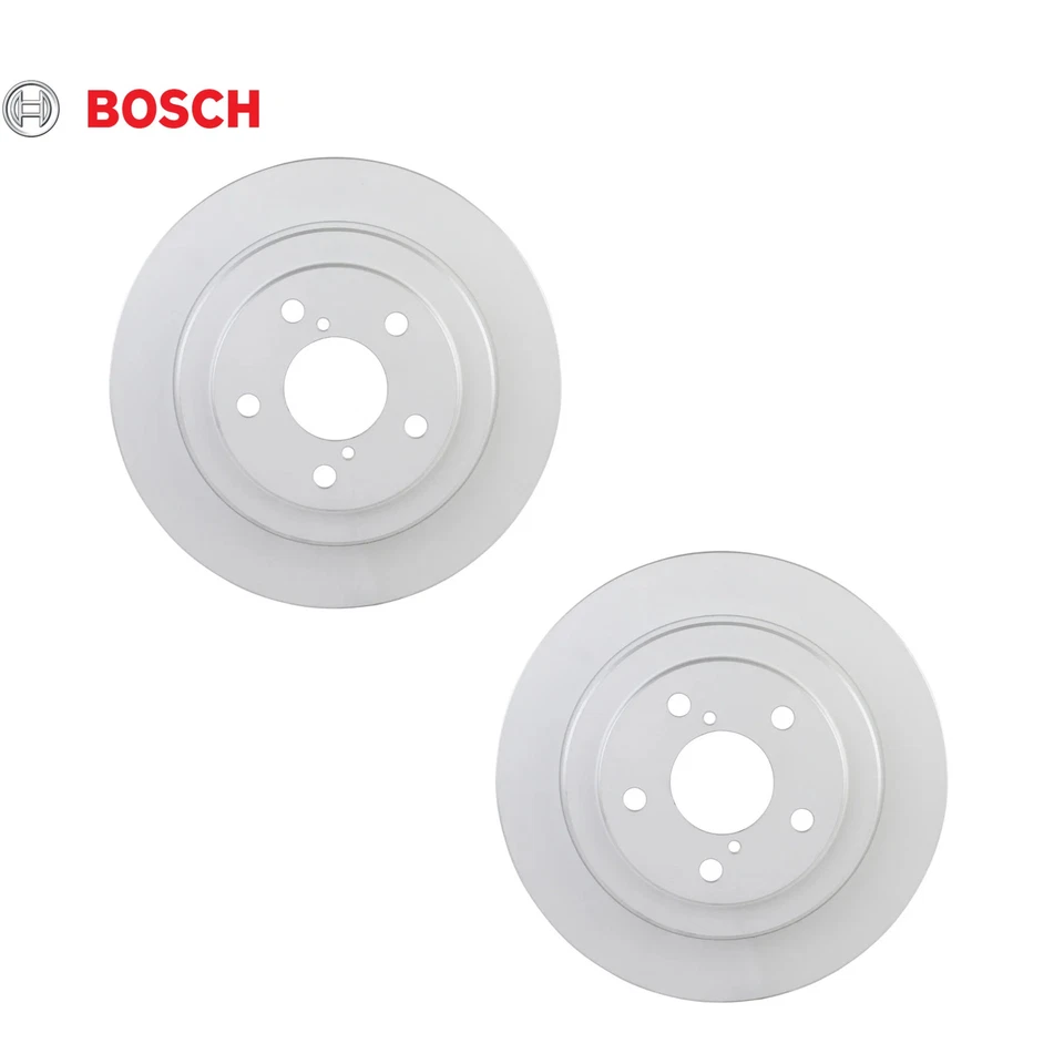 2 x Rotor de freno de disco trasero Bosch 48011209 para Subaru Forester, Impreza Foto 1 de 1